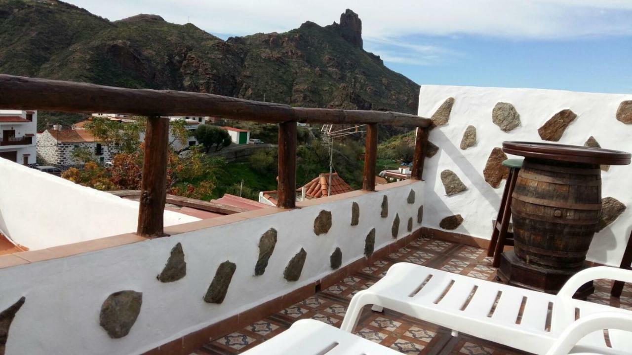 Casa Canaria Tejeda Bagian luar foto