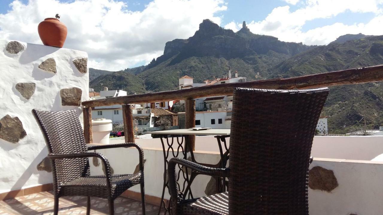 Casa Canaria Tejeda Bagian luar foto