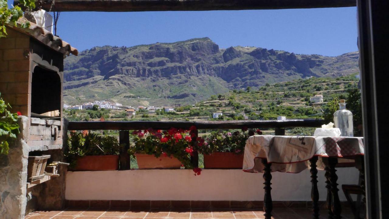 Casa Canaria Tejeda Bagian luar foto